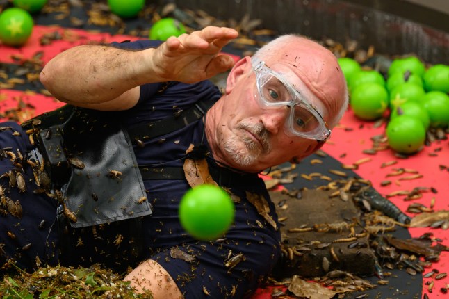 STRICT EMBARGO - NOT FOR USE BEFORE 22:30 GMT, 01 Dec 2024 - EDITORIAL USE ONLY Mandatory Credit: Photo by James Gourley/ITV/Shutterstock (14959561t) Bushtucker Trial, Spiralling Out Of Control - Barry McGuigan 'I'm a Celebrity...Get Me Out of Here!' TV show, Series 24, Australia - 01 Dec 2024